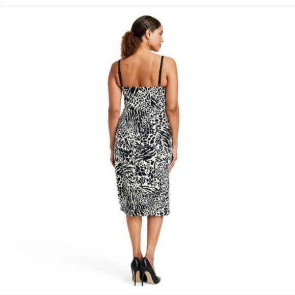 Animal print bustier midi dress 4x NWT  Sergio Hudson x Target collab - Picture 5 of 15